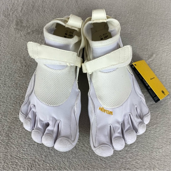 Vibram KSO Five Finger Women's Water Shoes EU 38 US 7 7.5 White Hiking - Picture 8 of 12
